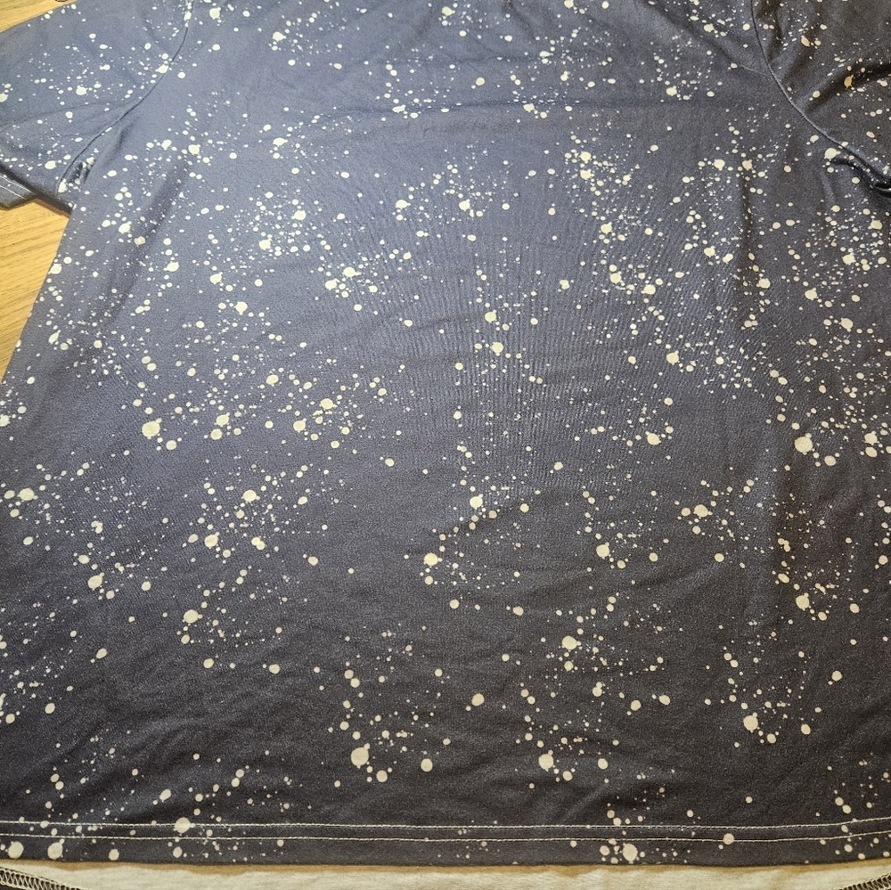 Thick Thighs and Spooky Vibes' Graphic Tee - Navy & White - Picture 3 of 5